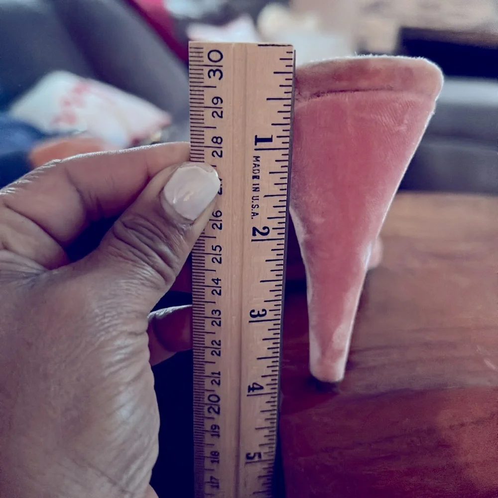 Vintage/Prada Pink Velvet Mule slides/ - Picture 12 of 12